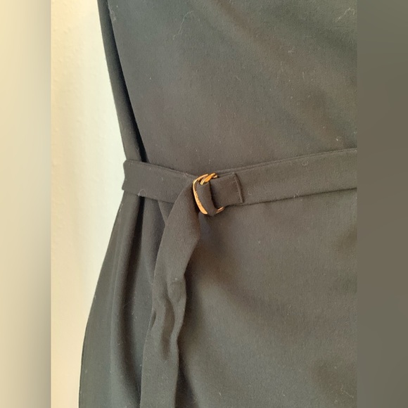 Calvin Klein Black Sheath Dress with Cowl - Picture 4 of 6